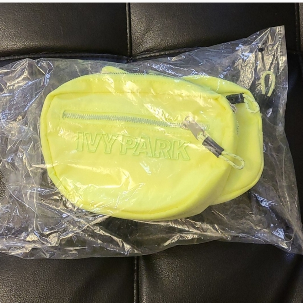 🎁NWT Adidas Ivy Park Belt Bag Hi-Yellow - Picture 5 of 6